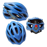 Capacete Bike Ciclismo Storm C/ Led Traseiro Premium 