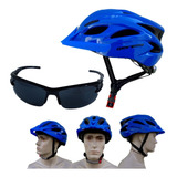 Capacete Ciclismo Bike Proteçao Oculos Sol