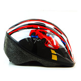 Capacete Ciclismo Infantil Kz-008 Racing Vermelho Tamanho M