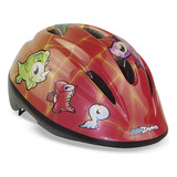 Capacete Ciclismo Infantil Kz-194 Jurassic Laranja