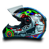 Capacete Com Narigueira P/ Moto Gt Turbo Tam 60 Preto