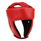 Capacete De Boxe Punching Head Guard Em Couro Pu Ajustável