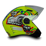 Capacete De Moto Aberto Fw3 Gt Turbo Amarelo 56