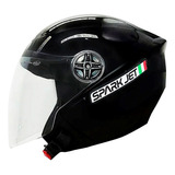 Capacete Ebf Spark Jet Solid Aberto