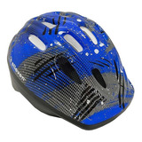 Capacete Elleven Kids Infantil Bicicleta Bike Skate Patins Cor Azul Tamanho P 48-52