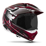 Capacete Esporte Piloto Enduro Urbano Adventure Vis. Fumê