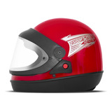 Capacete Fechado Para Motos Sport Moto Solid Viseira Cristal