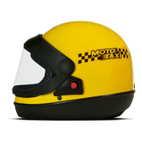 Capacete Fechado Pro Tork Sport Moto Amarelo Moto Táxi