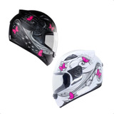 Capacete Feminino Ebf New Spark Esportivo C/narigueira 