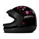 Capacete Feminino Modelo San Marino Automático Fechado Sport