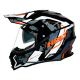 Capacete Helt Cross Vision Glass Drakar C/oculos