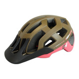 Capacete High One Bike Mtb Cervix Tam M Marrom/rosa