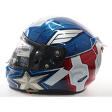 Capacete Hjc Rpha 11 Capitão América +viseira Fume + Pinlock