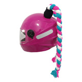 Capacete Infantil Feminino Pro Tork Com Par Trança Xuxinha