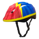 Capacete Infantil Ventilado C/ajuste Bike Skate Patins Flash