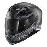 Capacete Integral Shark D-skwal 2 Penxa Mat Kaa Novidade