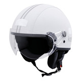 Capacete Kraft Plus Revestidp Branco P 56 - Custom Harley