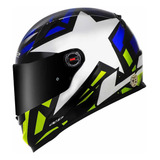 Capacete Ls2 Classic Starwar Azul Star War Ff358 Tam 56 S