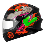 Capacete Masculino Fechado Moto New Liberty 4 Coyote Etceter Preto Tam. 60