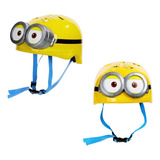 Capacete Minion De Proteção Skate Bike Patins Infantil 