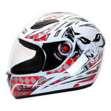 Capacete Mixs Moto Fokker Paint Adesivo Motocilcista Fechado