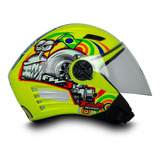 Capacete Moto Aberto Open Fw3 Gt Turbo Inmetro Nota Fiscal