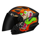 Capacete Moto Aberto Pro Tork Coyote Viseira Fumê Lançamento
