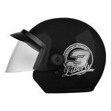 Capacete Moto Aberto Pro Tork Liberty 3 Cor Preto Tamanho Do Capacete 58