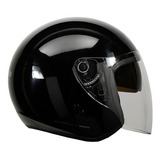 Capacete Moto Bieffe Allegro Classic Aberto Cor Preto Com Grafite Tamanho Do Capacete 56