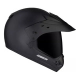 Capacete Moto Ebf Motard Solid Motocross Off Road Trilha