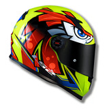 Capacete Moto Fechado Ls2 Ff358 Tribal Amarelo Fluor Tamanho Do Capacete 56
