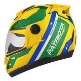 Capacete Moto Fechado Pro Tork Evolution 788 G8 Evo Patriota
