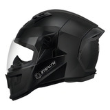 Capacete Moto Masculino Pro Tork Stealth Brilhante Solid Cor Preto Tamanho Do Capacete 60