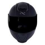 Capacete Moto Norisk Razor Preto Brilho / Fosco Cor Preto Fosco Tamanho Do Capacete 56