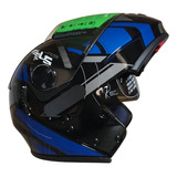 Capacete Moto Peels Urban Robocop Masculino Com Óculos Solar