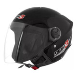 Capacete Moto Pro Tork Aberto New Liberty 3 Preto Brilho 56 
