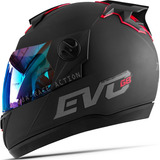 Capacete Moto Pro Tork Evolution 788 G8 Com Viseira Camaleão