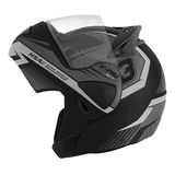 Capacete Moto Robocop Escamoteável Pro Tork V-pro Jet 3