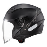 Capacete Motoqueiro Texx Ugello Hunger Aberto Preto