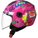 Capacete Norisk Orion Free Preto / Amarelo / Roxo / Azul