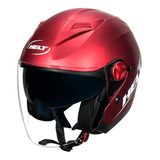 Capacete Original Helt Aberto New City Vermelho Fosco 60