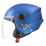 Capacete Para Moto Aberto Pro Tork New Liberty Three Elite Sky Blue Elite Tamanho 60