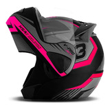 Capacete Para Moto Escamoteável Robocop Pro Tork V-pro Jet 3