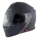 Capacete Para Moto Escamoteável X11 Prisma Turner Preto-fosco Tamanho 62 