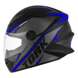 Capacete Para Moto Fechado R8 Viseira Transparente Pro Tork