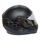 Capacete Para Moto Gt Classic Preto Fosco Fechado Tam 56