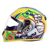Capacete Para Moto Integral Fw3 Gt Amarelo Turbo Tamanho 56 