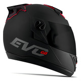 Capacete Para Moto Integral Pro Tork Evolution 788 Evolution 788 G8 Evo Preto-fosco Tamanho 60 