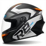 Capacete Para Moto Integral Pro Tork New Liberty 4 R8 Pro Pr Cor Preto/laranja Tamanho Do Capacete 58