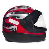 Capacete Para Moto Integral San Marino Taurus Gráfic Vermelho Tamanho 58